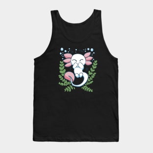 Giggling Axolotl - Cute Axolotl Design Tank Top